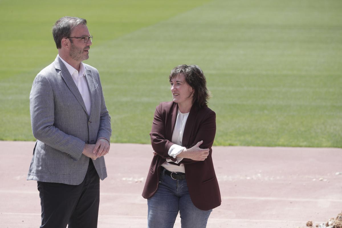Presentación de las obras de remodelación del estadio de Son Moix ...