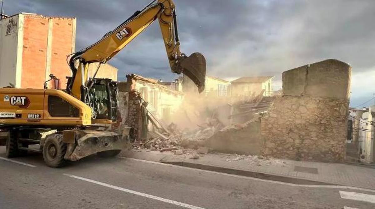 Enderroc de la casa de Can Ramis.