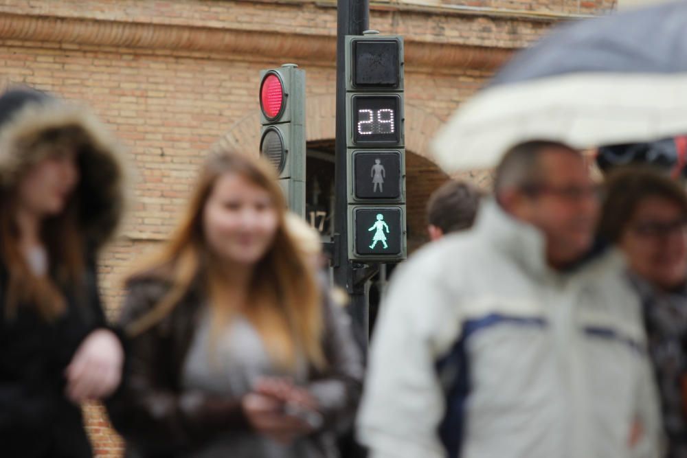 El semáforo de la calle Xàtiva