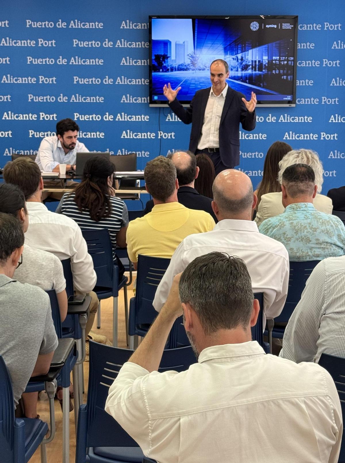 Un momento de la jornada organizada por la Autoridad Portuaria.