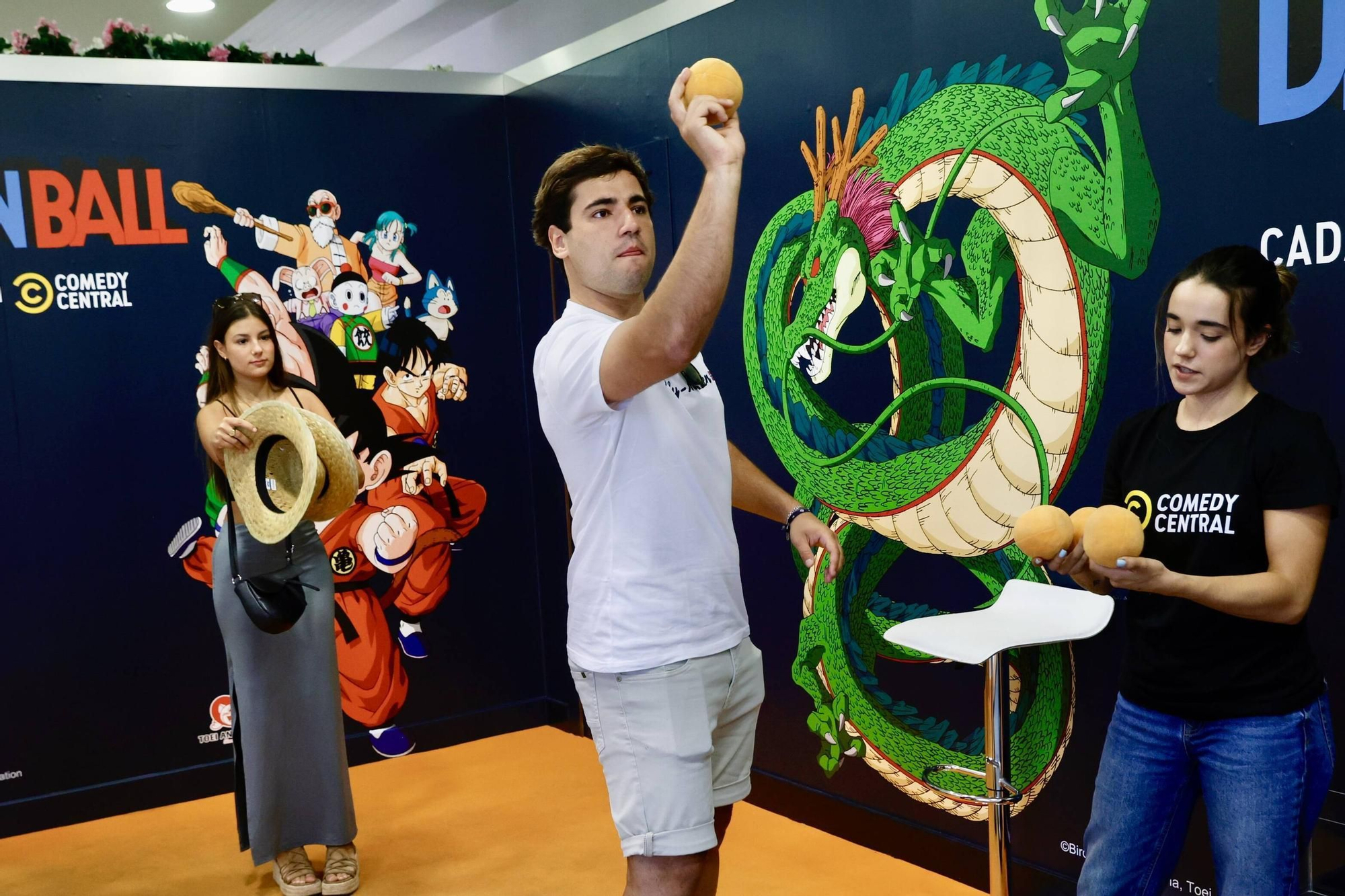 Juegos en los stands de la Feria de Muestras