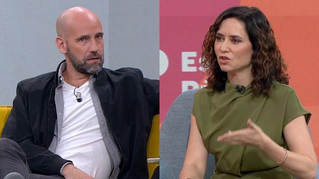 Ayuso se defiende y responde a los ataques de Gonzalo Miró: "Vive de  insultarme"