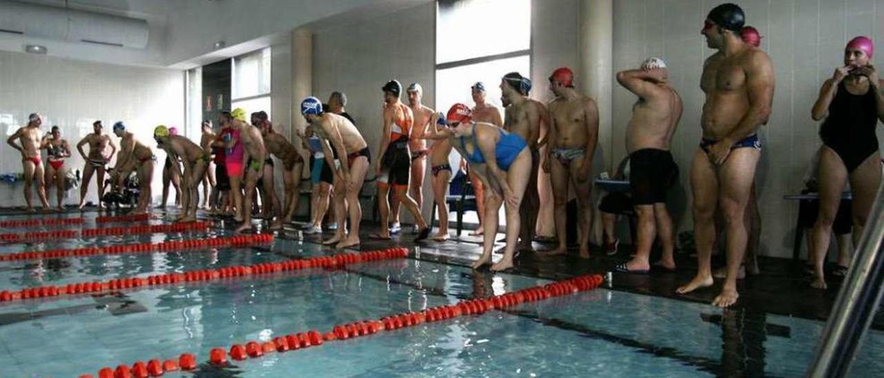 Una actividad organizada en la piscina en los últimos días del pasado año. // Bernabé/Gutier