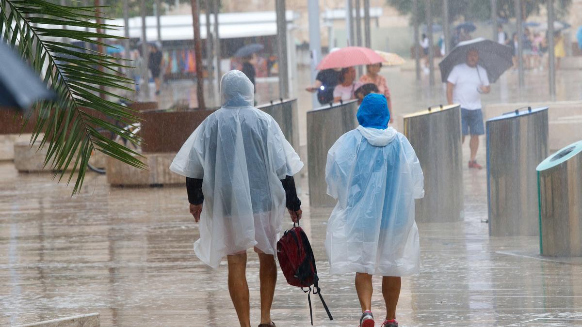 El temporal de lluvias en València, en imágenes