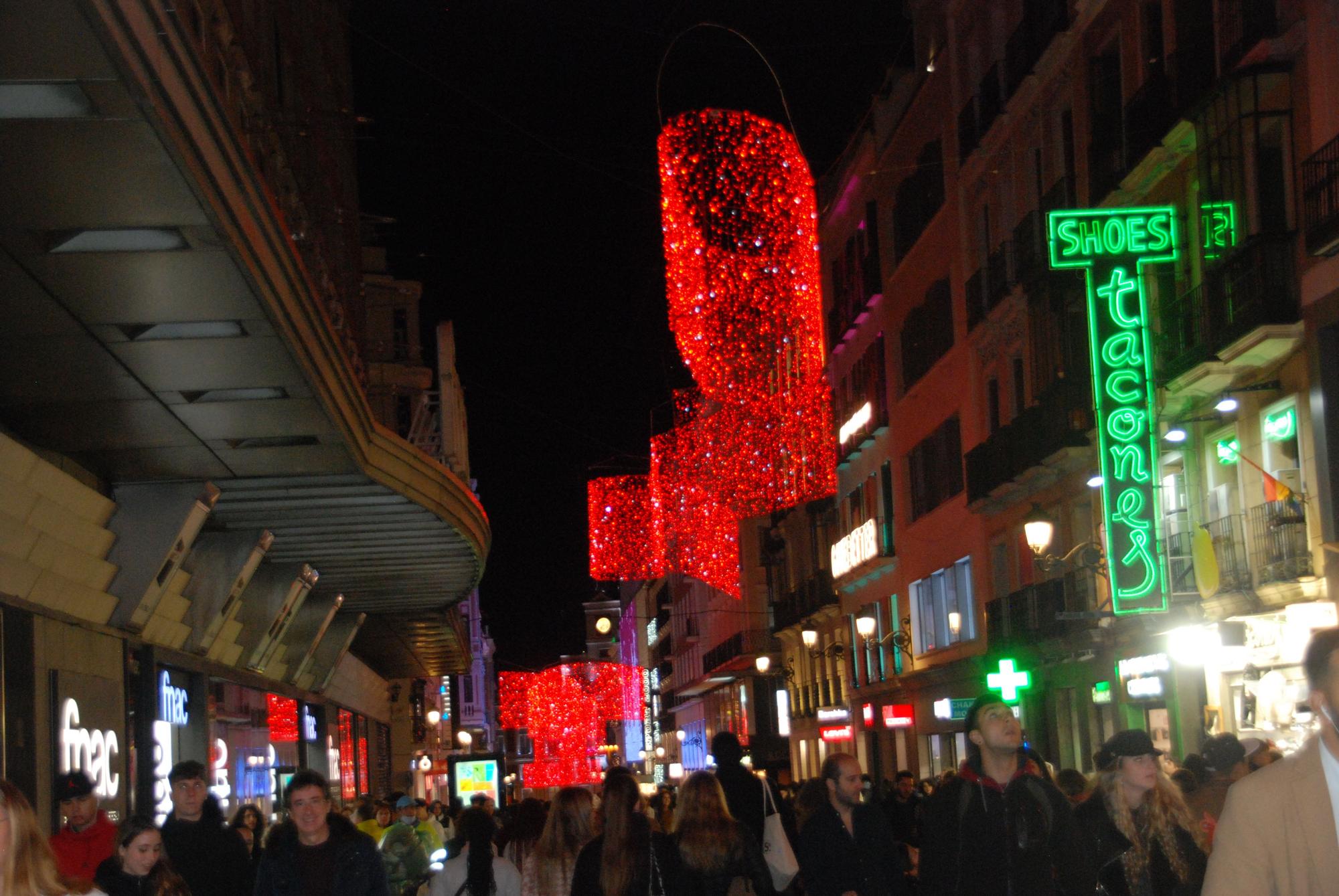 En imágenes: así son las luces de Navidad en Madrid