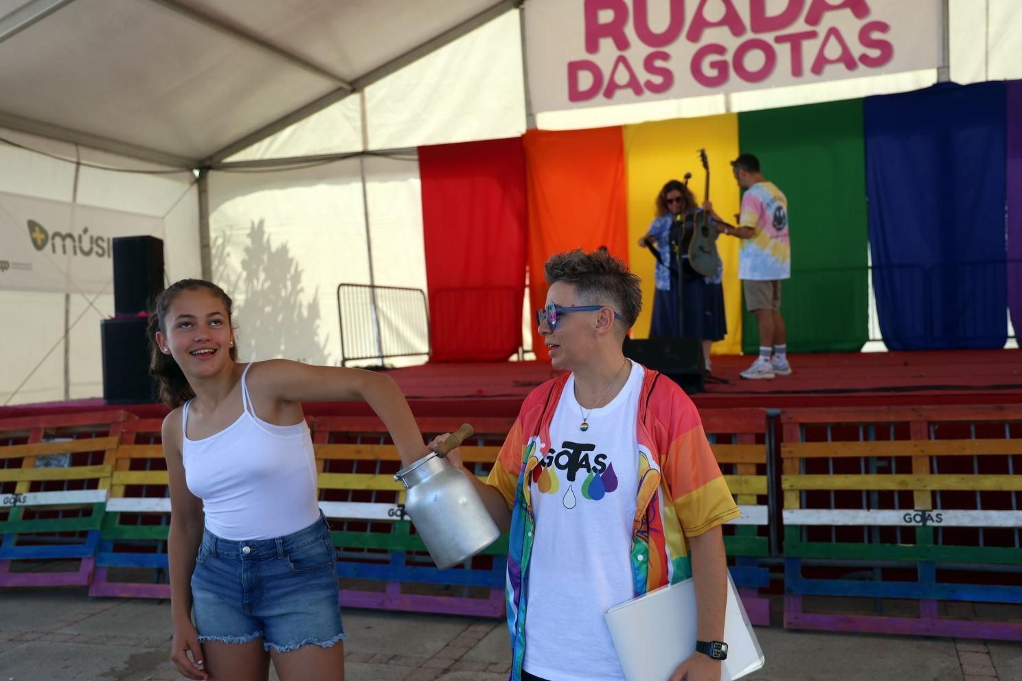La Ruada das Gotas se cerró ayer con música y gastronomía