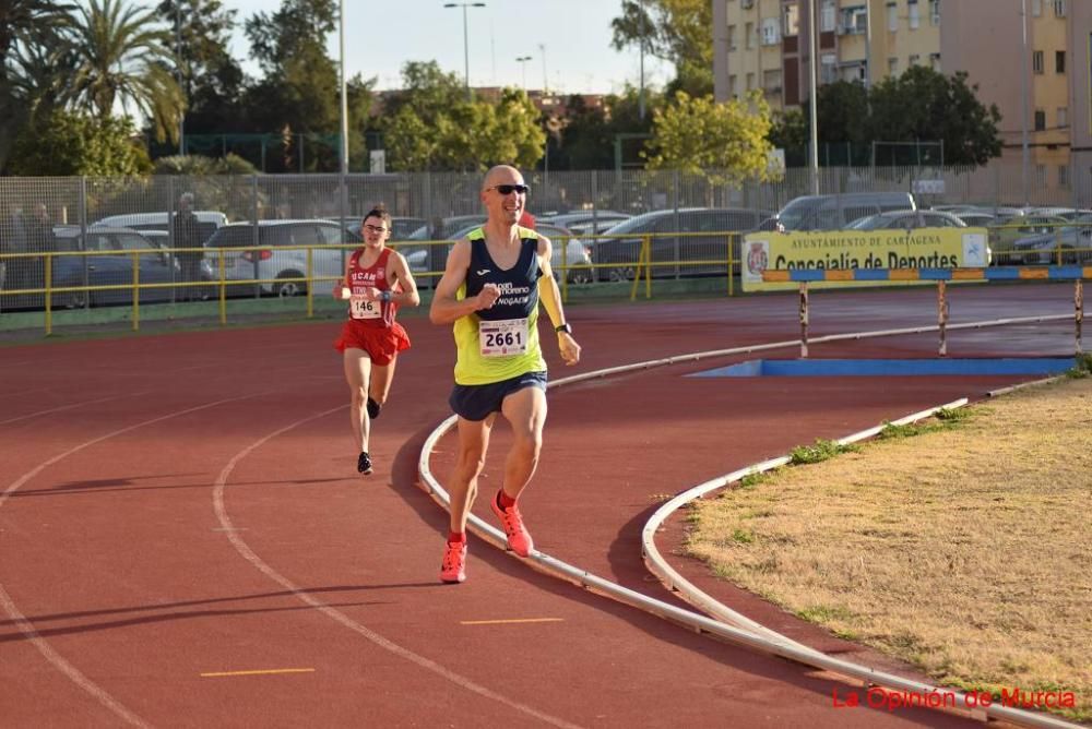 Control federativo de atletismo en Cartagena