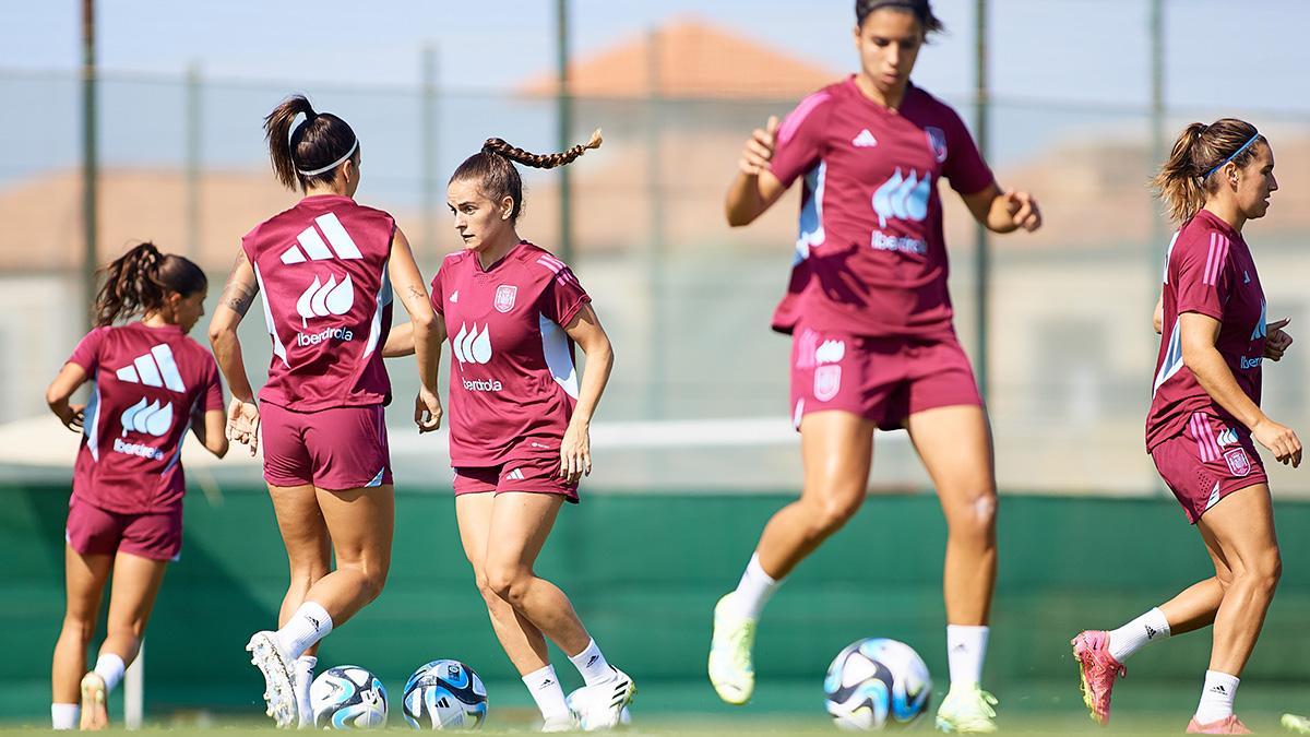 Entrenamiento seleccion española femenina