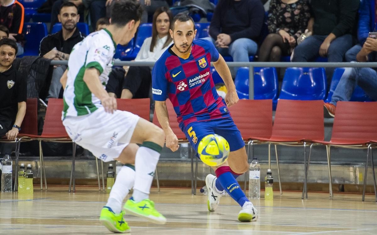 El Córdoba Futsal da la cara ante el Barcelona