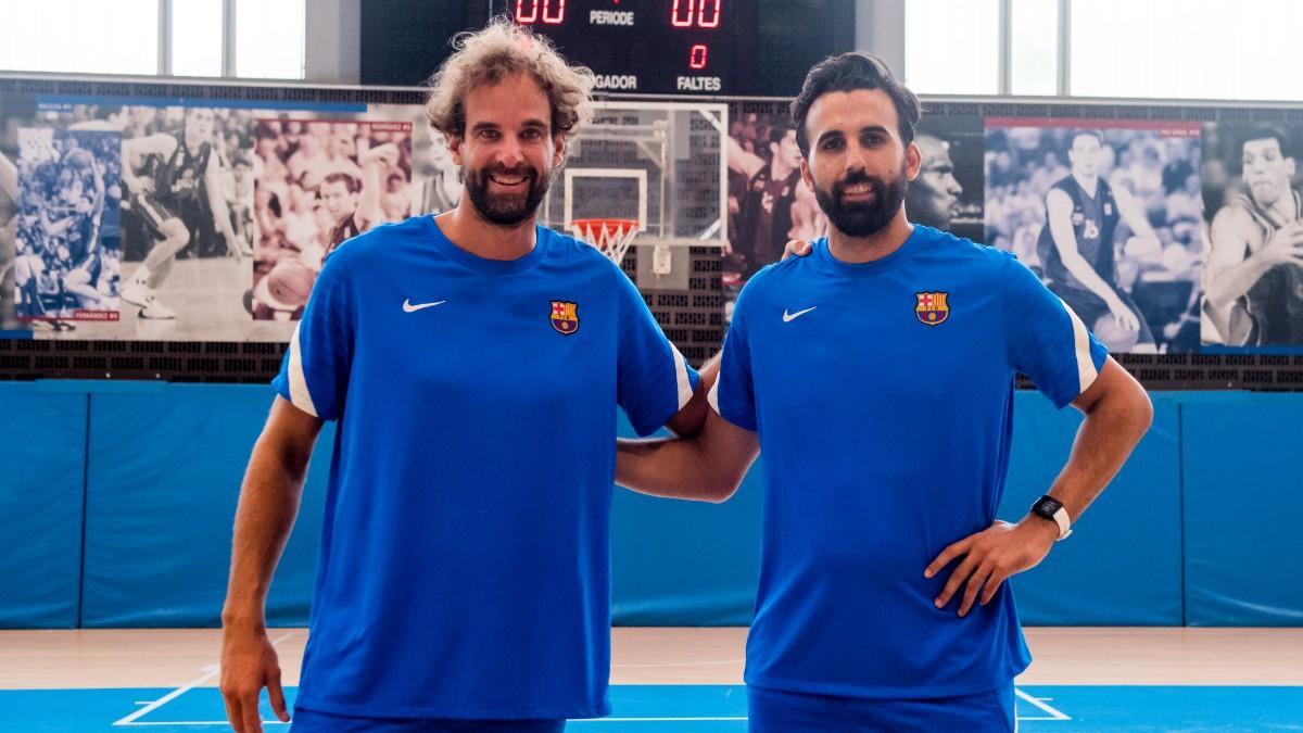 Roger Grimau y Victor Sada, los entrenadores del Barça para la próxima temporada