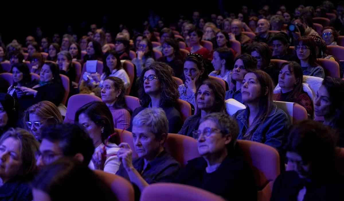 Madrid. 02.03.2026. Gisèle Pelicot, durante la presentación de su libro ‘Himno a la alegria. Mi historia’.