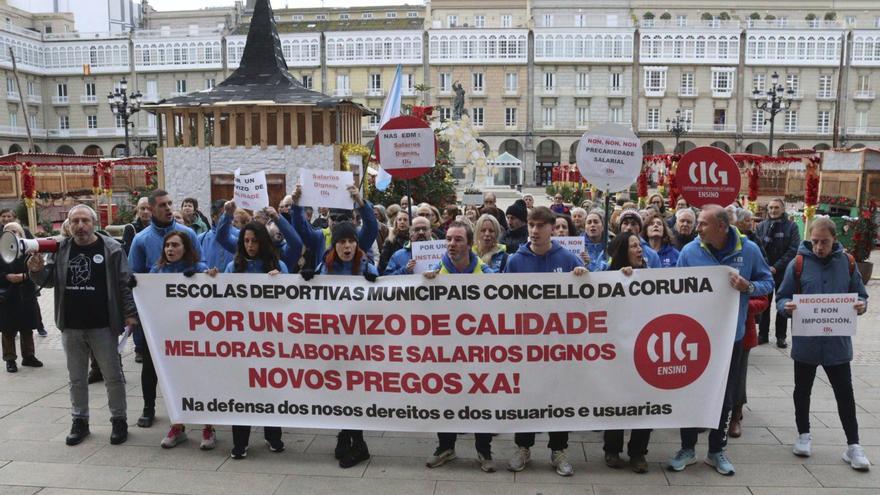 El personal de las Escolas Deportivas reclama mejoras | LOC