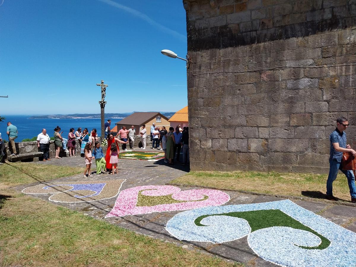 La celebración del Corpus de Cela, en Bueu La celebración del Corpus de Cela, en Bueu