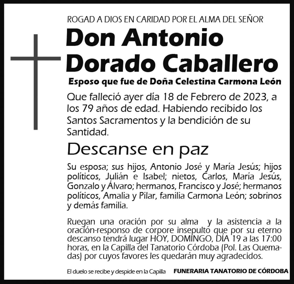 Antonio Dorado Caballero