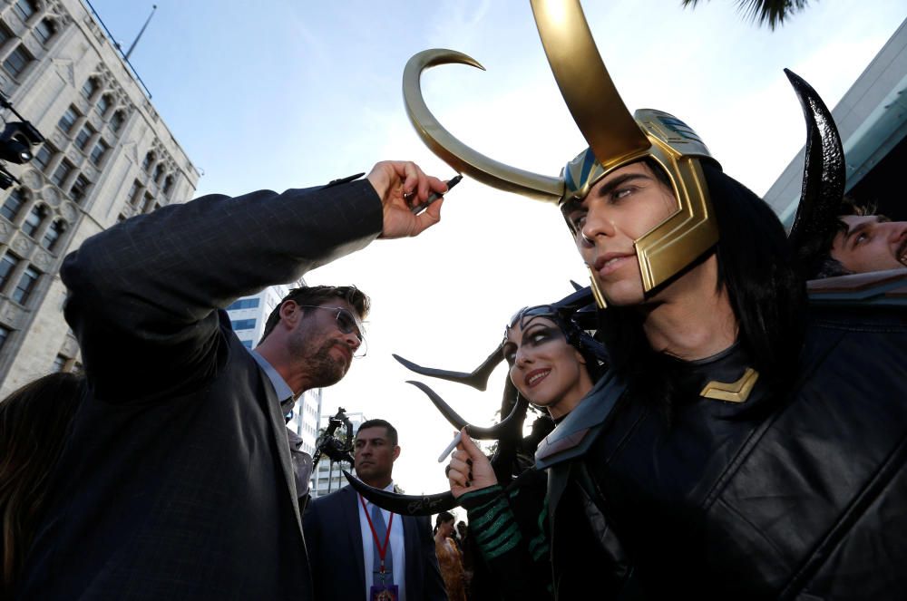 La premier d'«Avengers: Infinity War» reuneix les estrelles de Marvel