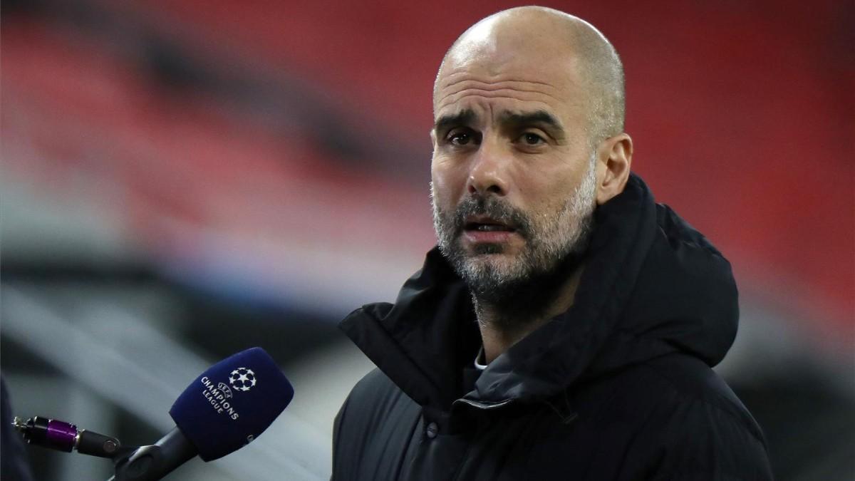 Guardiola, tras el partido de su Manchester Cit ante el Borussia Borussia Monchengladbach