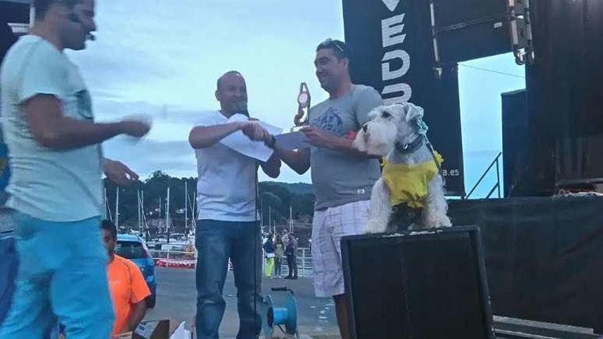 Concurso canino celebrado en Portonovo. // FdV