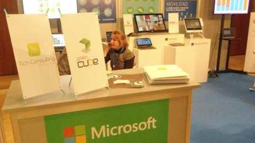 Microsoft incluye en su estand a una empresa de Torrevieja