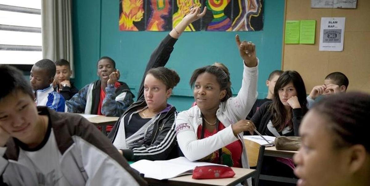 'La clase', de Laurent Cantet, que ganó la Palma de Oro en Cannes.