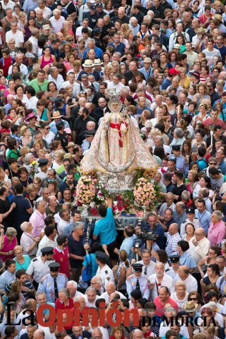 Salida de la Virgen de la Fuensanta desde la Cated