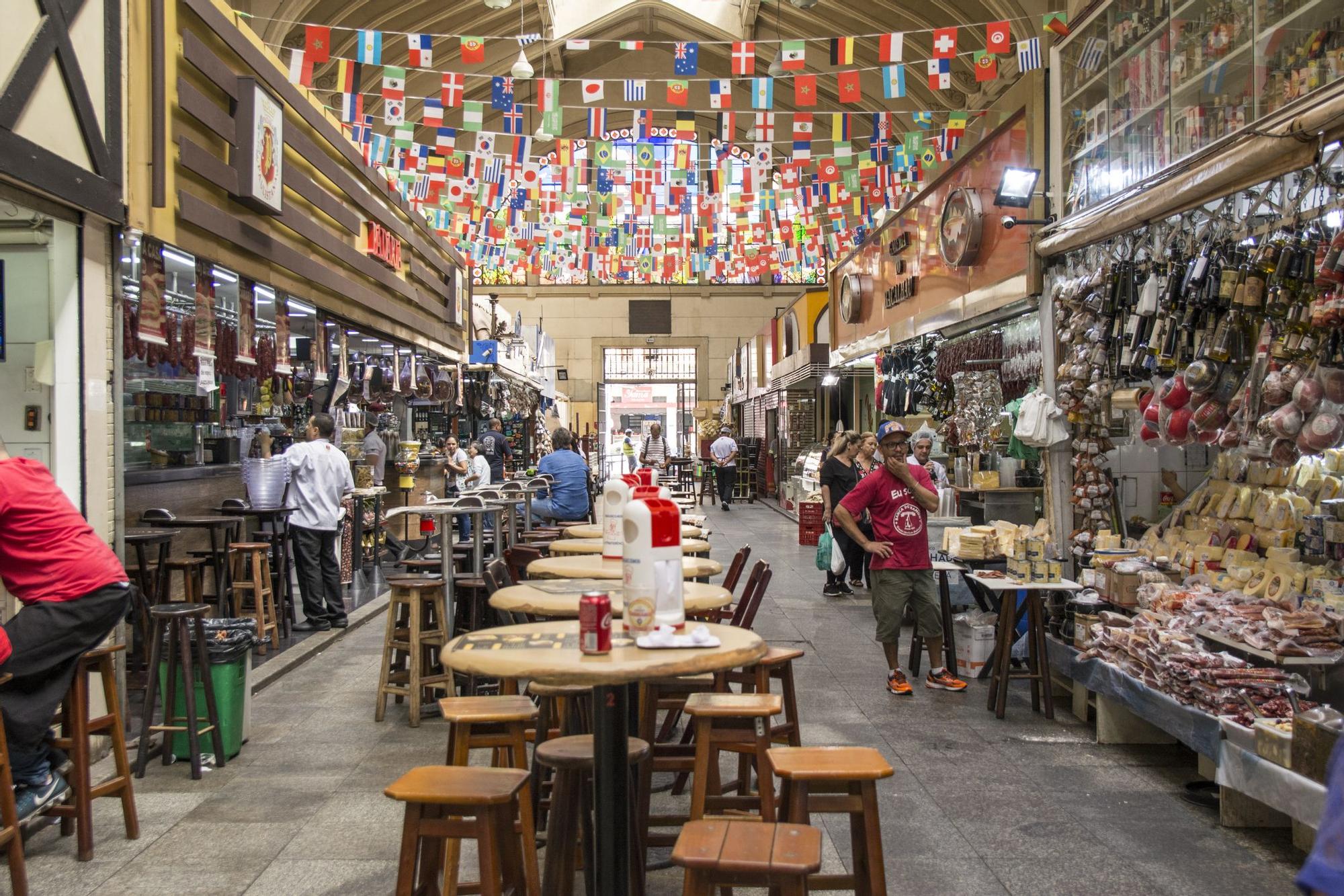 Mercado de Sao Paulo, en Brasil