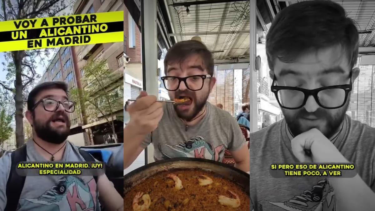 La experiencia de Cocituber en un restaurante alicantino de Madrid no fue lo que esperaba.