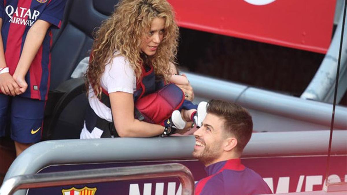 Piqué y Shakira disfrutaron con Shasha y Milan