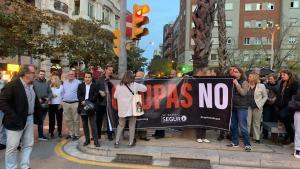 Manifestación contra los okupas