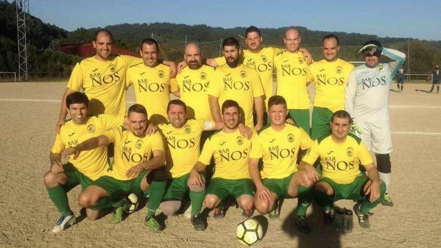 El EFB Terra de Montes de veteranos que ganó en O Morrazo.