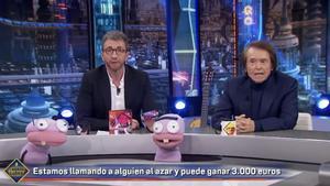 Raphael con Pablo Motos en ’El Hormiguero’.