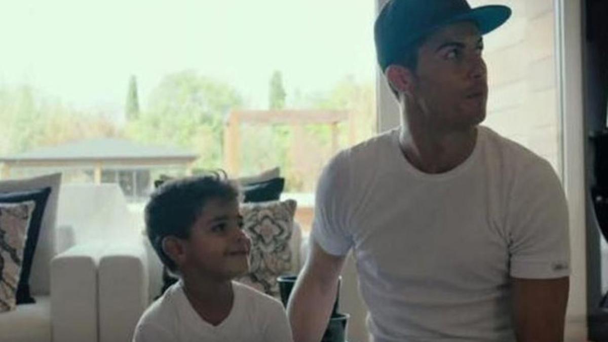 Cristiano y su hijo unidos en la película del jugador del Real Madrid