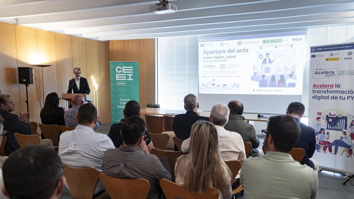 Vellón, en la presentación de la nueva Oficina Acelera Pyme.