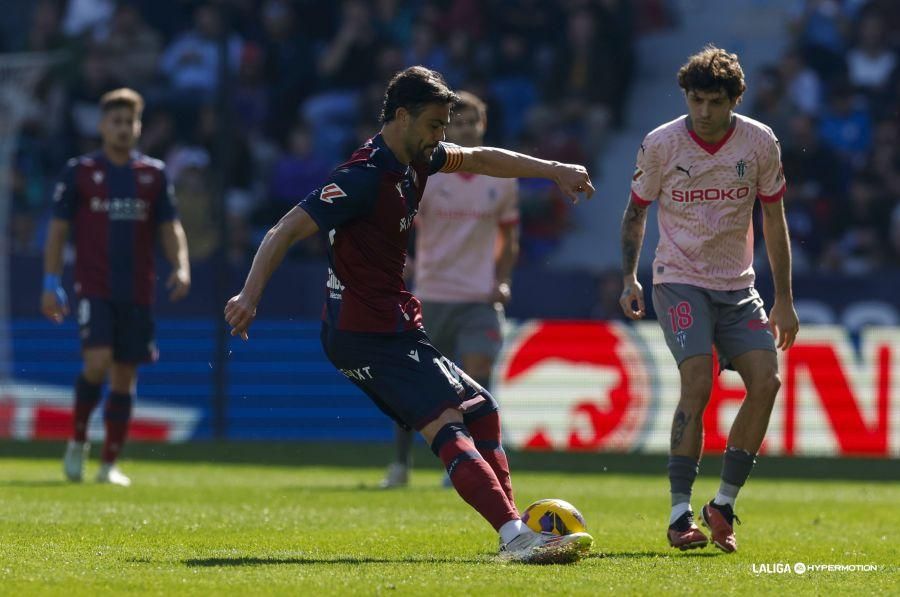 Así fue el partido entre el Sporting y el Levante