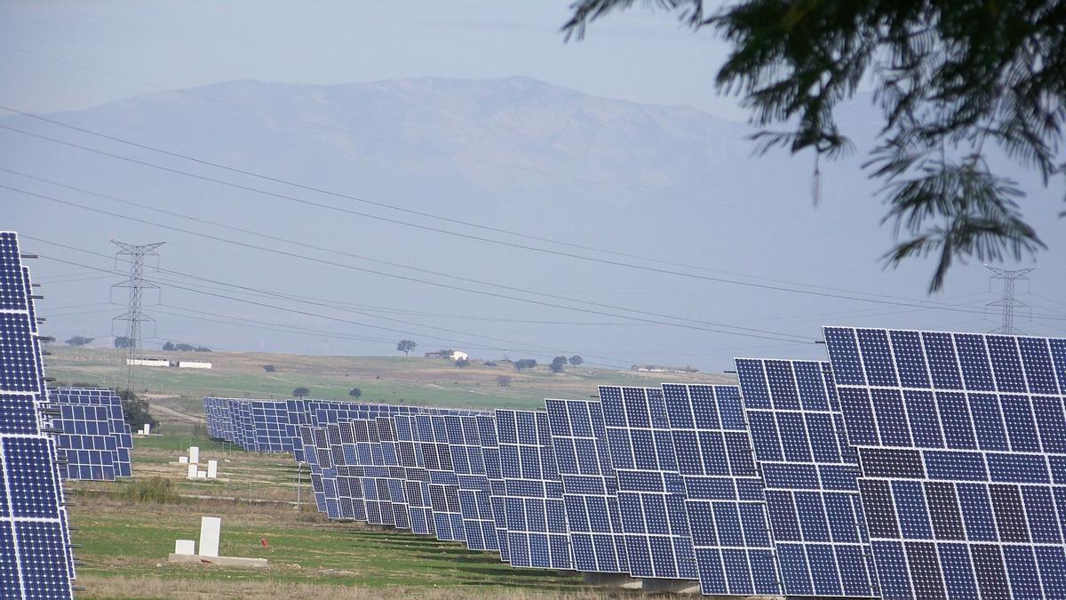 Imatge d’un Parc Solar Fotovoltaic