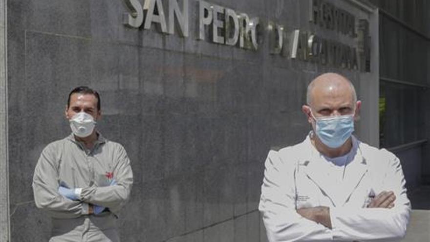 Médicos del San Pedro de Alcántara prueban un tratamiento contra el covid