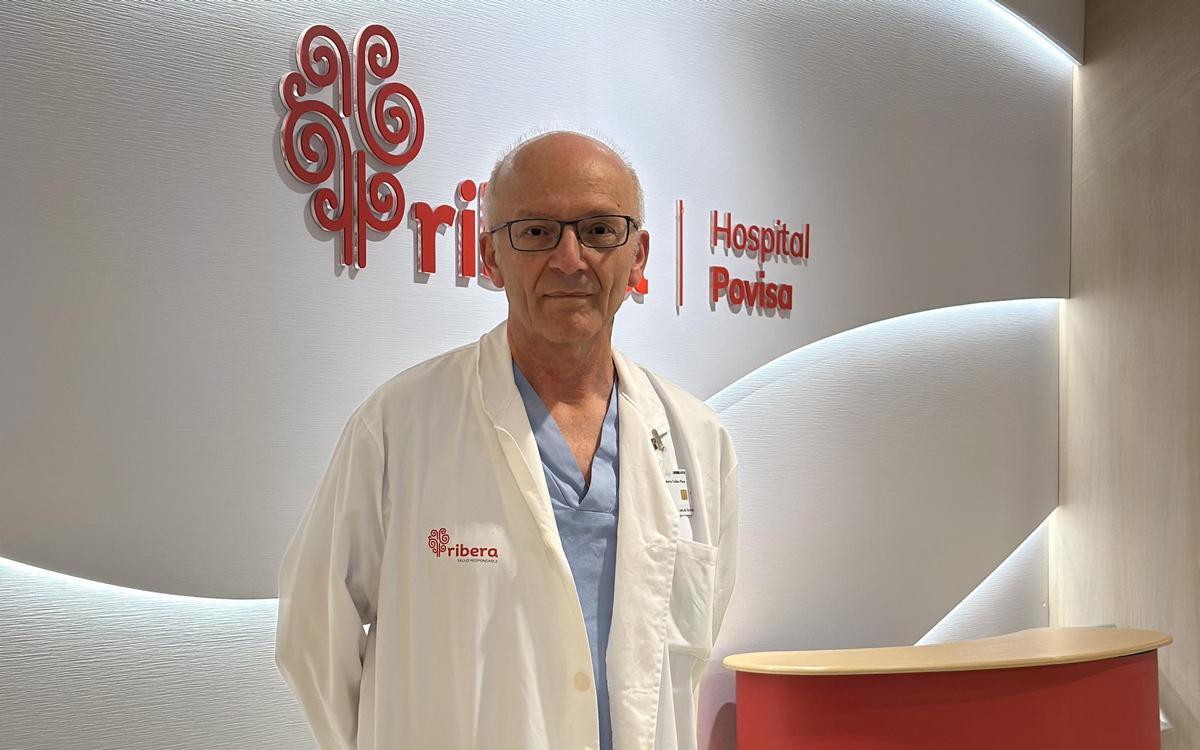 El jefe del servicio de Otorrinolaringología de Povisa, Roberto Valdés.