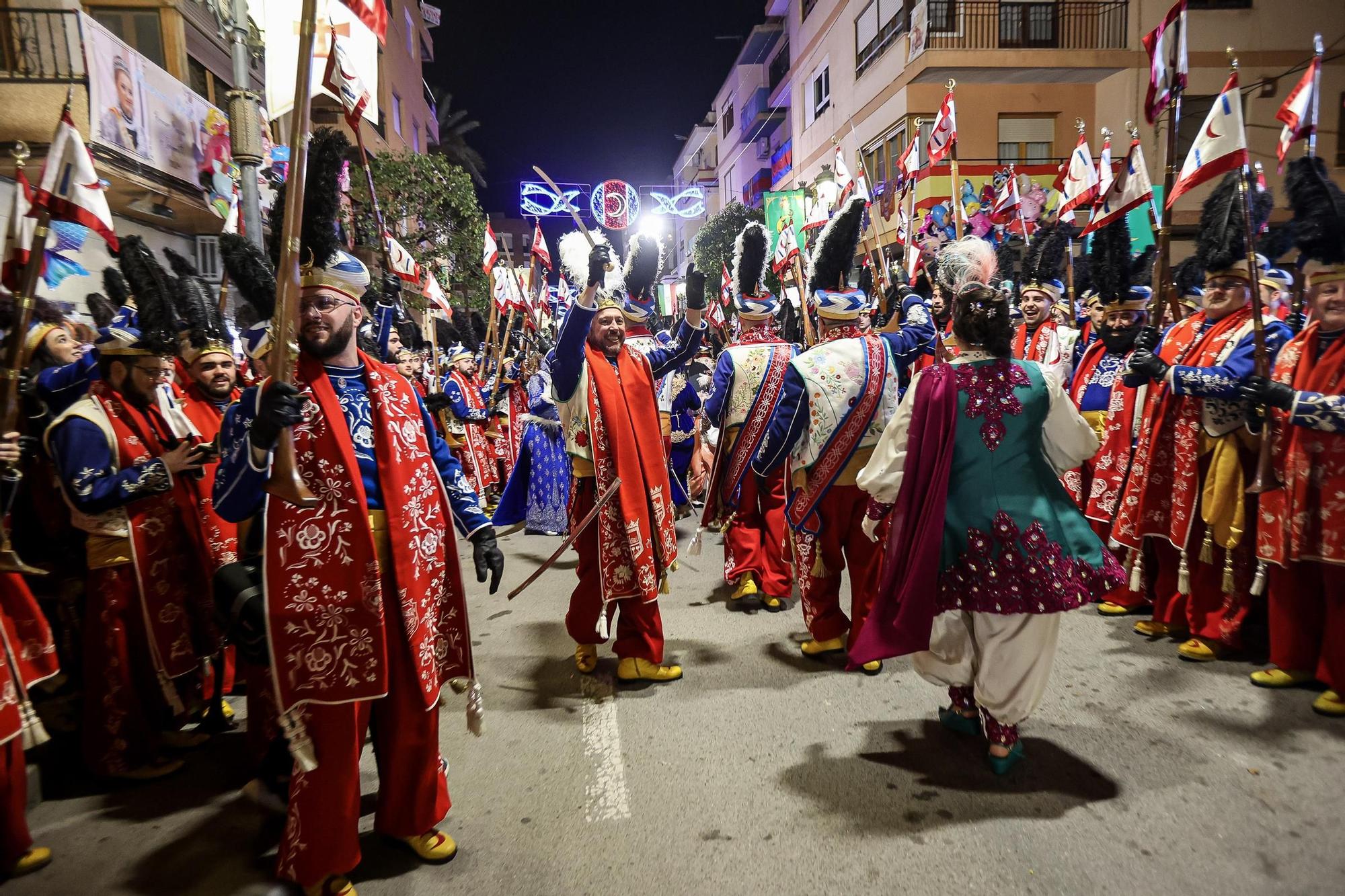 Gran entrada de los Moros y Cristianos de Sax