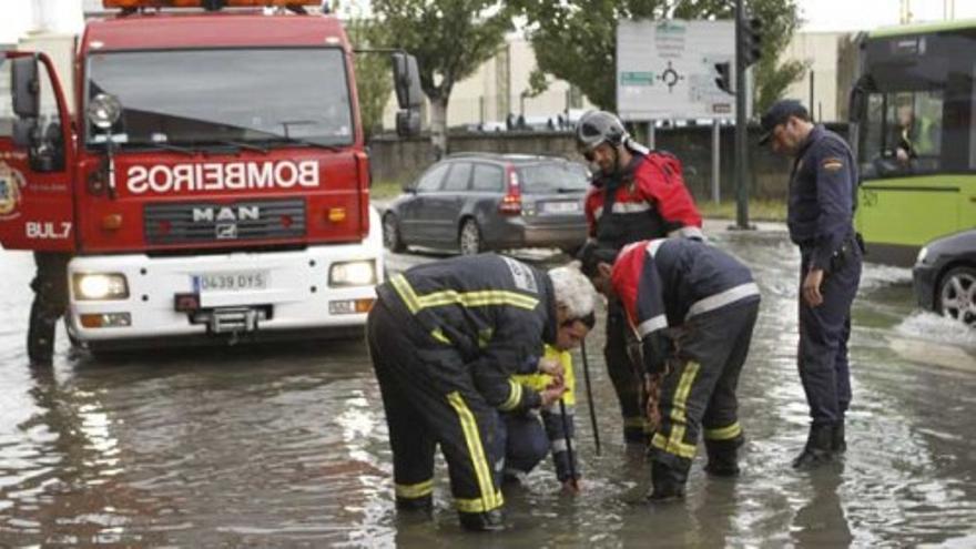 El temporal deja graves destrozos en Vigo