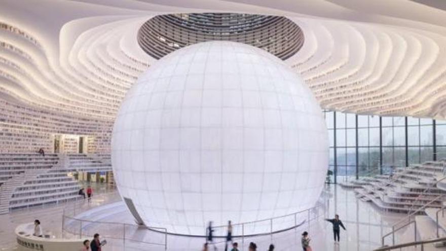 Tianjin Binhai, la biblioteca més impressionant del món