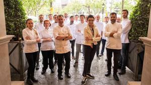 Los cocineros que participan en la edición de Passeig de Gràcia, Passeig de Gourmets de este año.