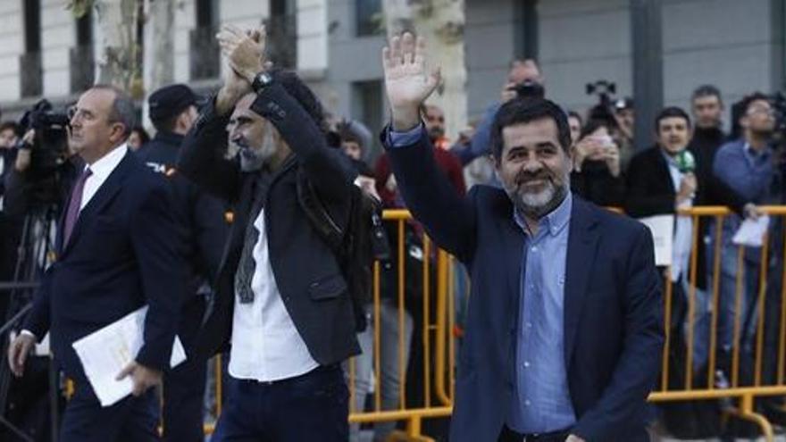 Jordi Sànchez antes de entrar en prisión.