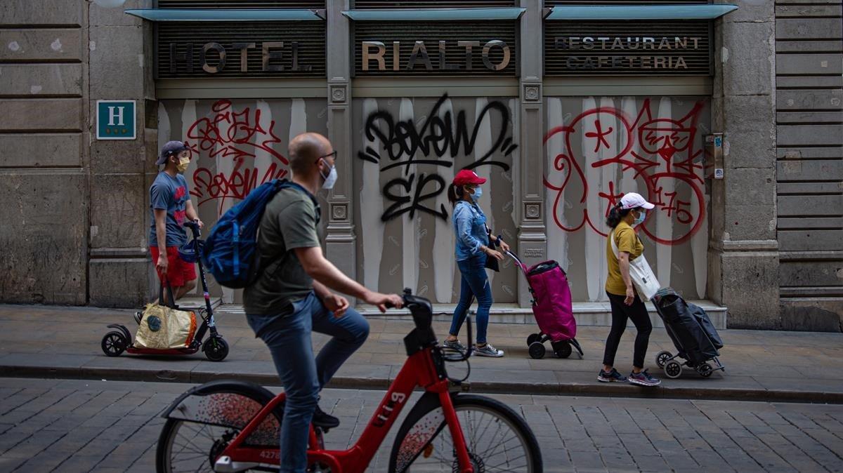 zentauroepp53767945 barcelona 15 06 2020 sociedad  hi ha molts hotels del centre200617092657