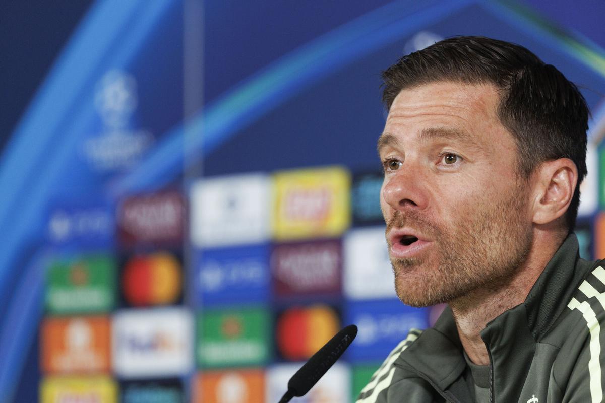 Xabi Alonso, en rueda de prensa