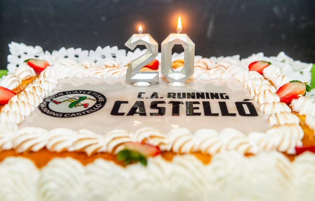 La tarta del C.A Runnning Castelló.