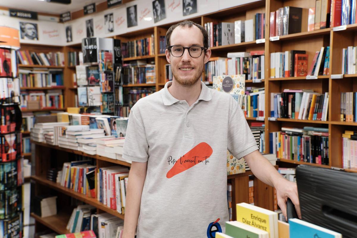 en la librería Hiperbole.