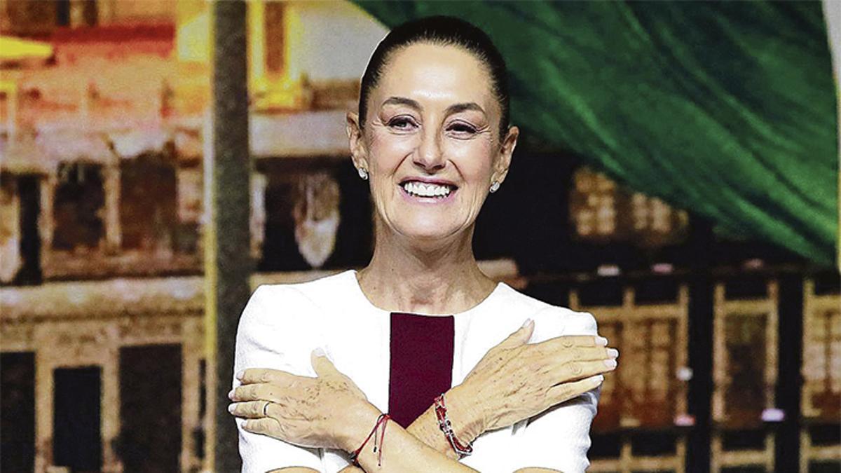 La presidenta electa de México, Claudia Sheinbaum, el pasado 18 de junio.