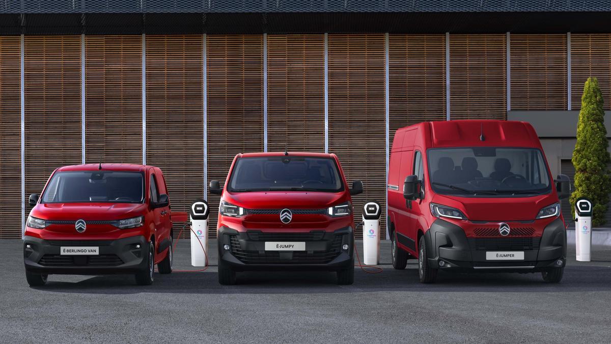 Citroën ofrece una extensa oferta de modelos comerciales que incluye eficientes versiones 100% eléctricas