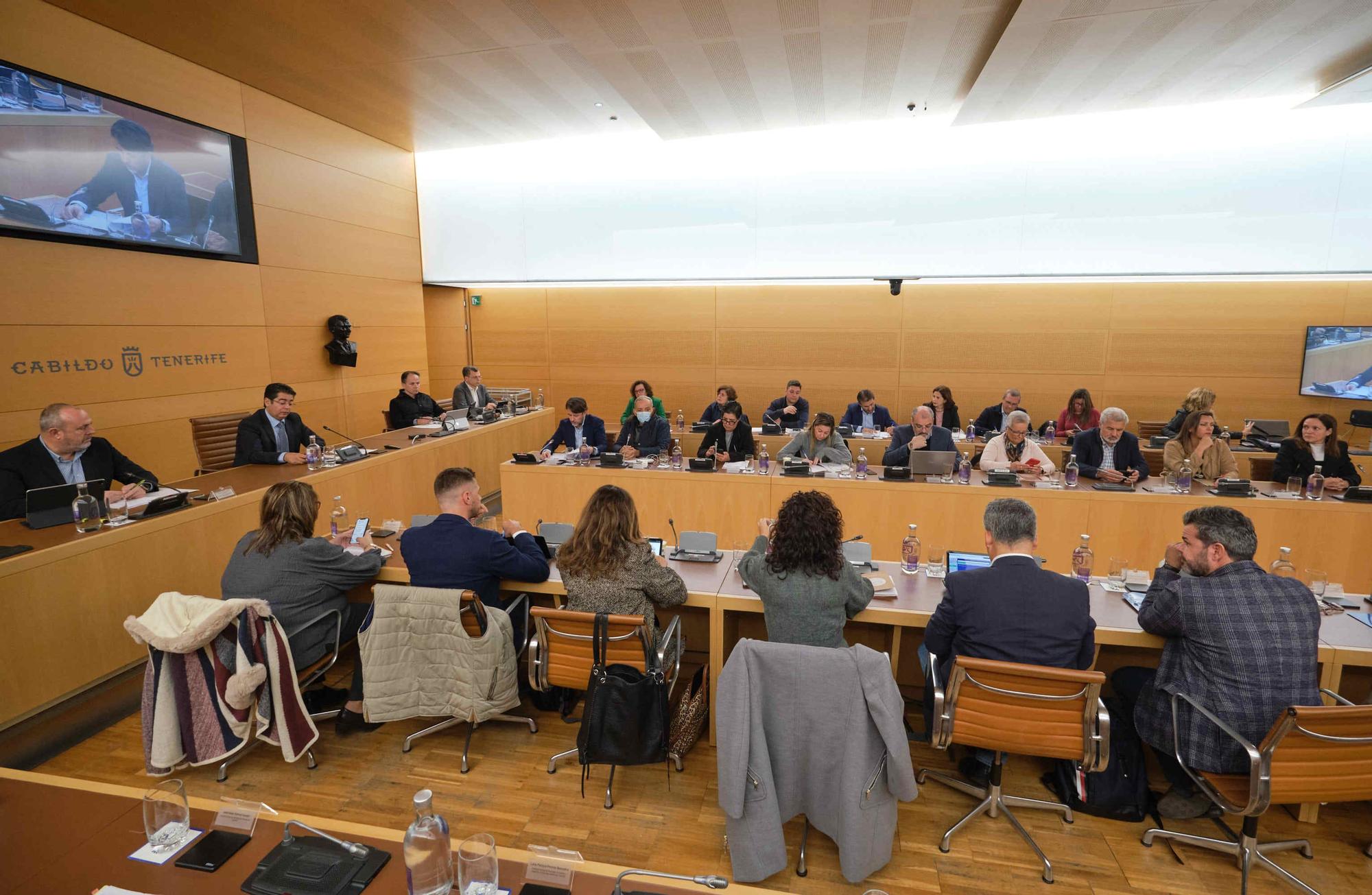 Pleno extraordinario y urgente del Cabildo de Tenerife