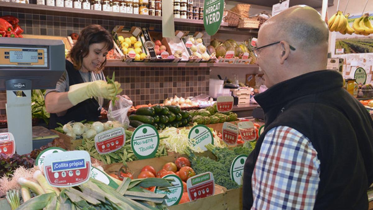 El mercado de la Llibertat de Barcelona.