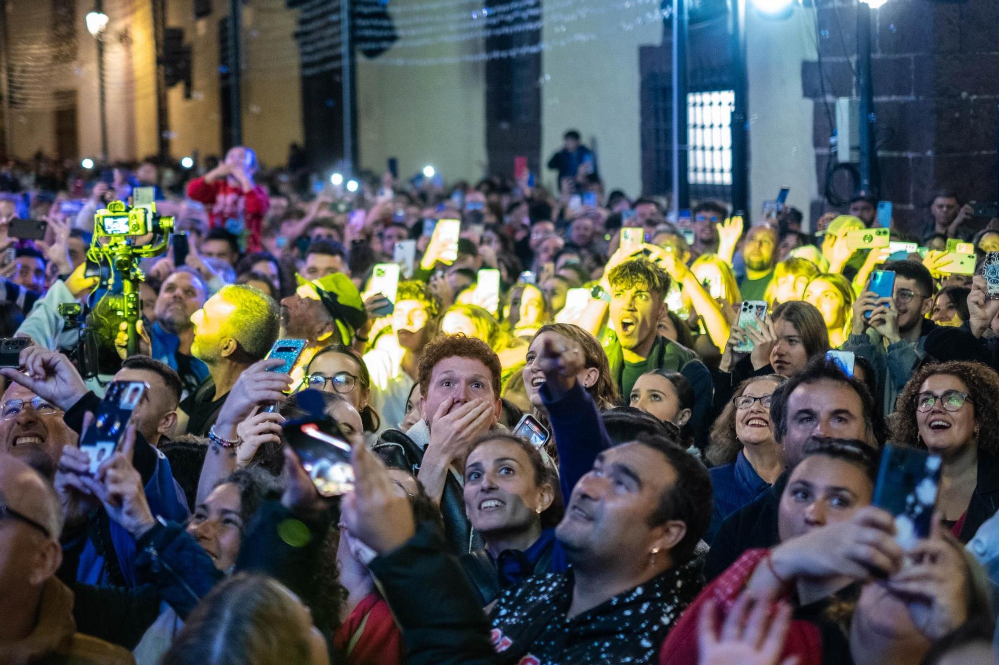 El encendido de las luces de Navidad de La Laguna, en imágenes